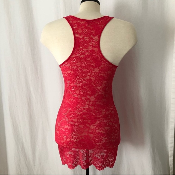 ARITZIA Wilfred magenta lace racerback tank. Size XS. - Picture 2 of 8